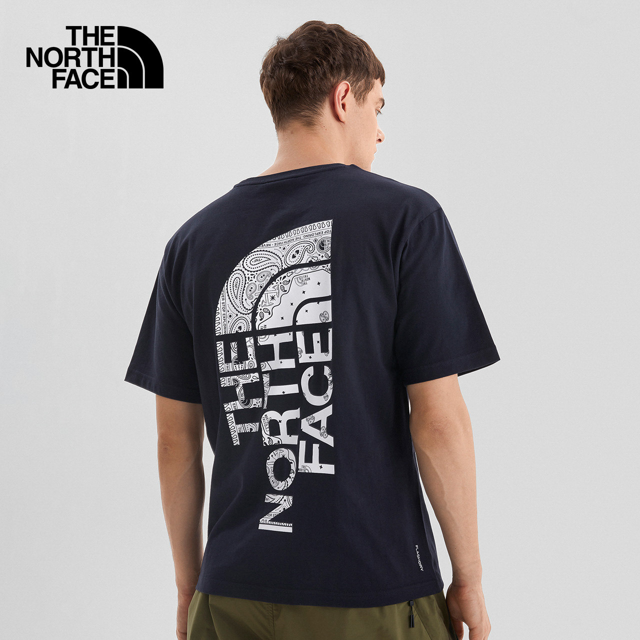 thenorthfaceue北面先锋设计腰果花速短袖新款7qr2户外休闲衣