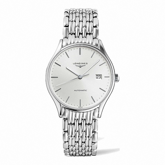 longines浪琴男表律雅系列日历时尚钢带手表机械表瑞士腕表