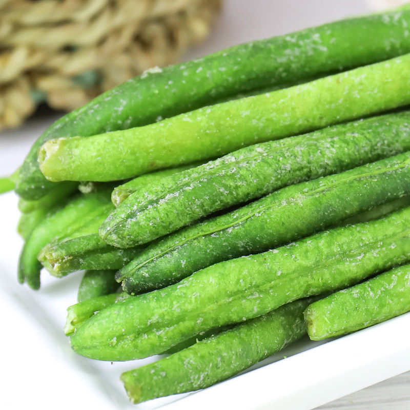 青刀豆脆脱水即食蔬菜干散装四季豆干500g果蔬脆片儿童孕妇零食
