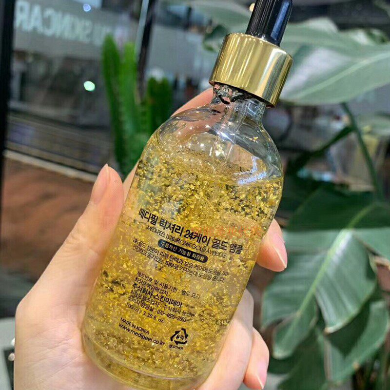 韩国进口 medipeel美蒂菲24k黄金安瓶精华液亮白美帝菲100ml正品 - 玺
