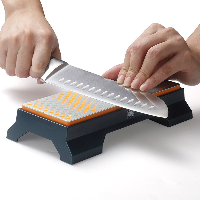 日本三本磨刀石家用菜刀金刚石快速锋利商用专用磨刀器