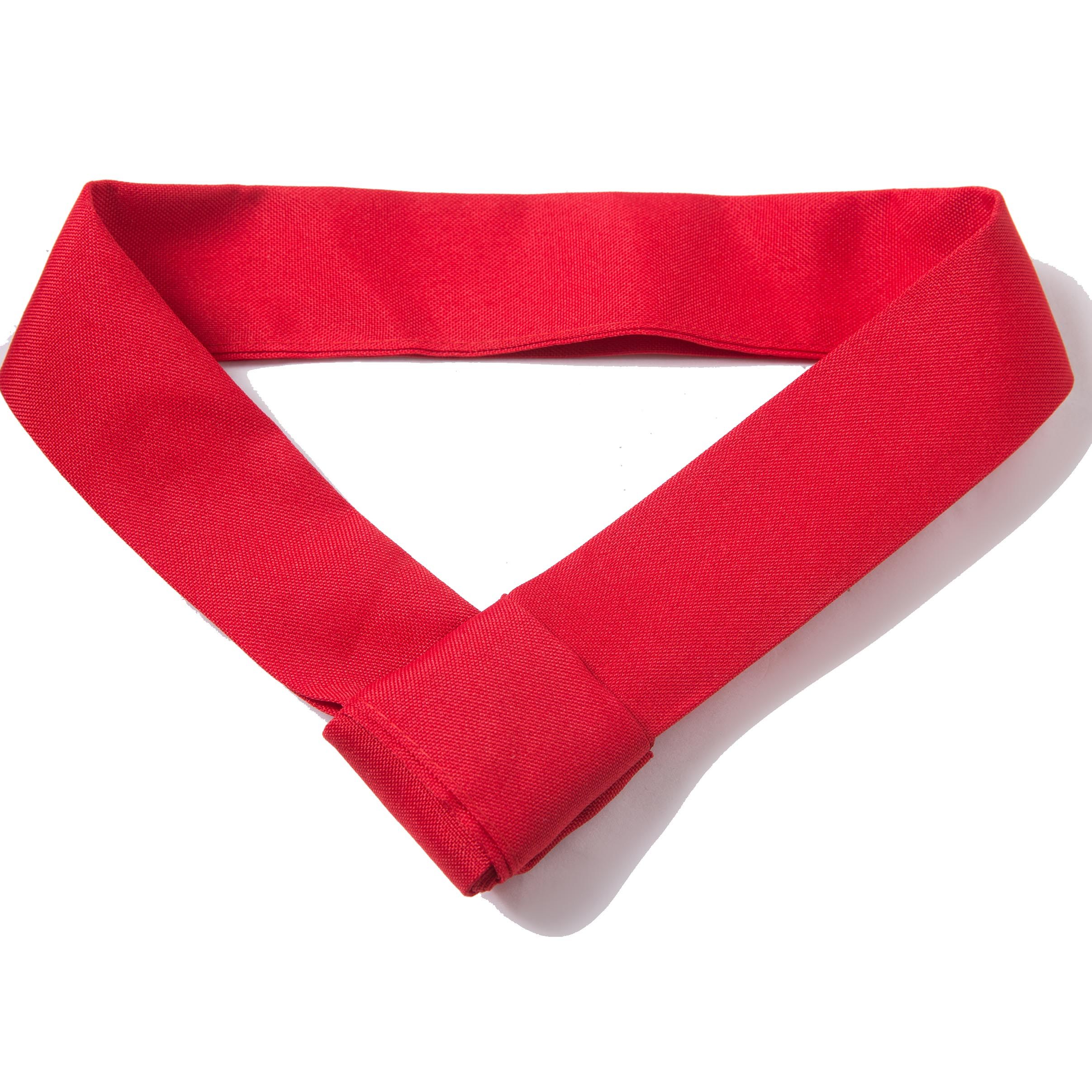 新款三角巾纯色餐饮厨房蓝色厨师黄蓝色黑红绞巾领结