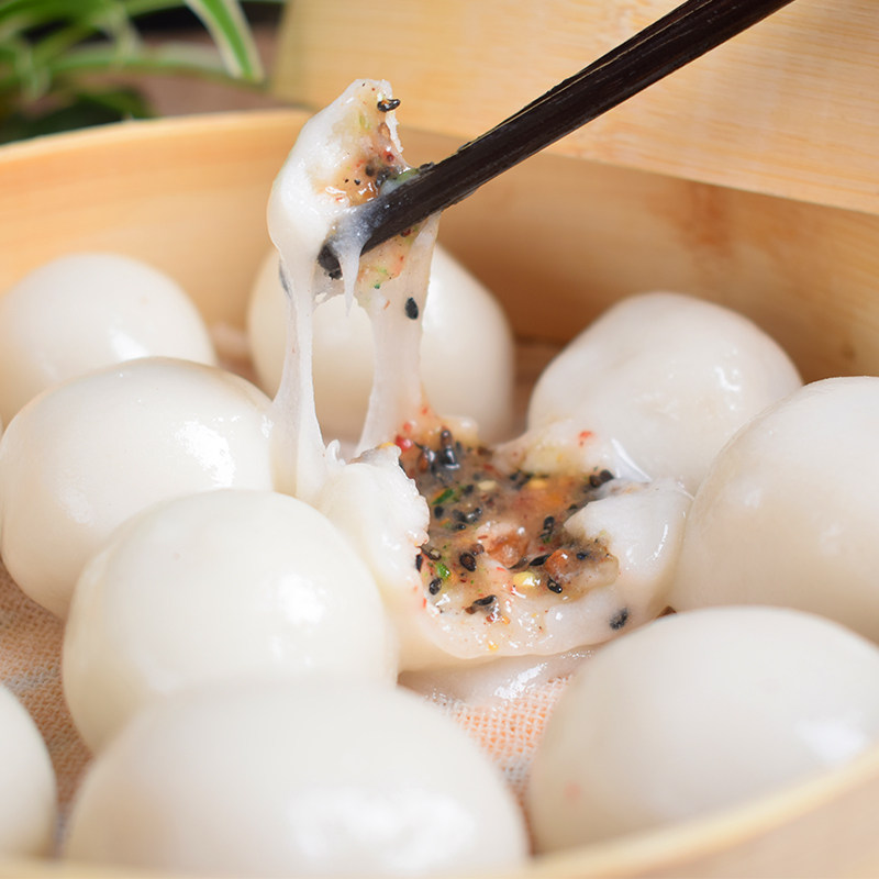 东北特产元宵五仁元宵黑芝麻手工摇制大汤圆