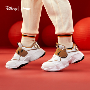 李宁迪士尼跳跳虎合作系列童鞋新年款老爹鞋男小童经典运动鞋