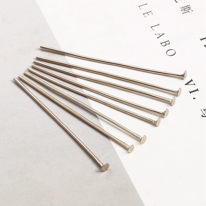 200根字针形针平头串珠diy手工发簪耳饰饰品针