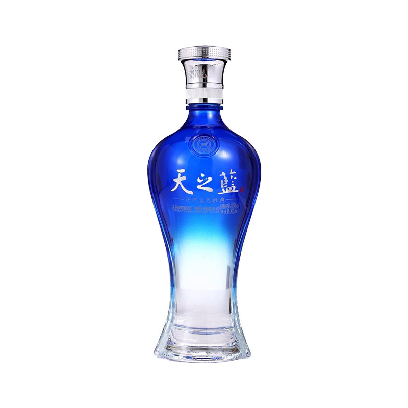 洋河蓝色经典天之52度1000ml单瓶装瓶装国产白酒