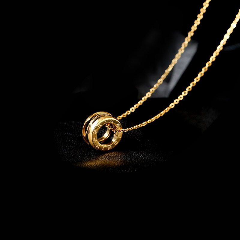 2020新黑陶瓷项链小蛮腰锁骨小众设计网红ins项链