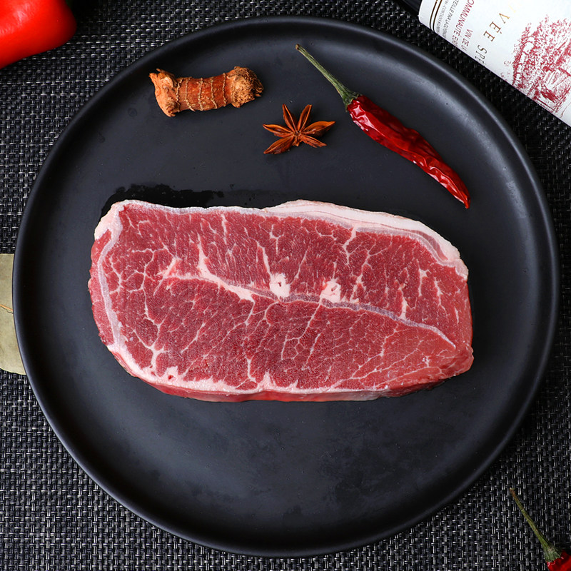 澳洲牛扒雪花格斯安格厚切原切健身进口板腱牛排
