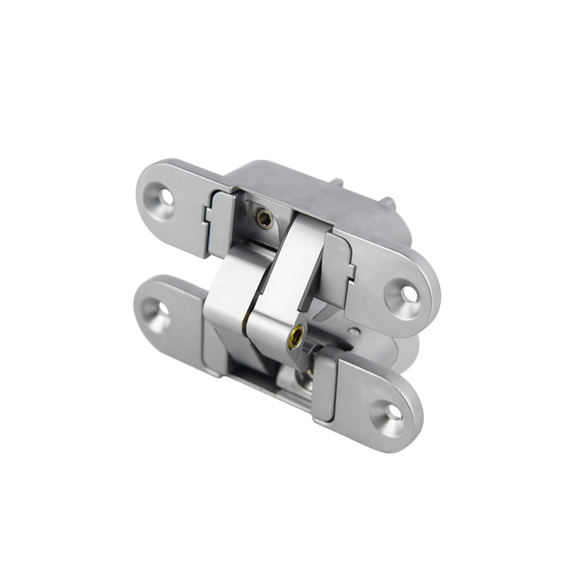 暗藏十字隐形合页三维可调180度平开折叠背景弹簧合页