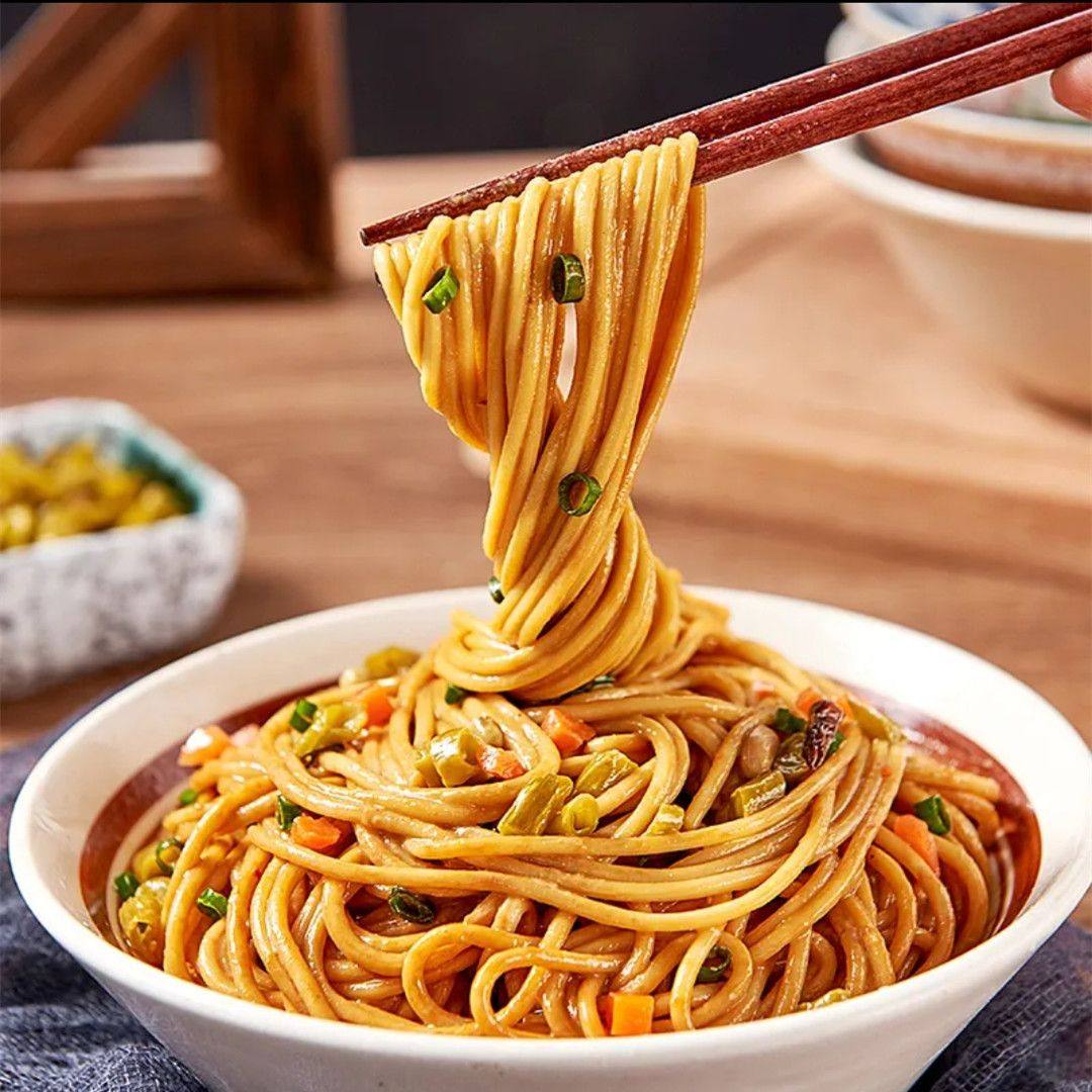 稻滋香热干面 武汉正宗热干面旗舰店面条挂面碱水面 面食164g*5装-mc