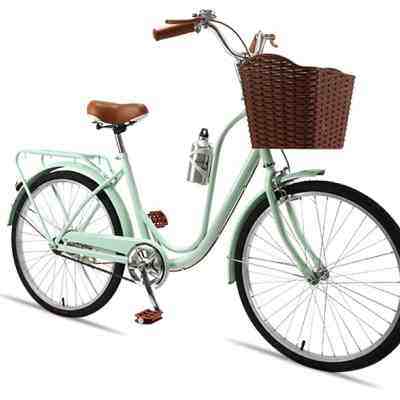 自行车女式成年人轻便24寸复古通勤普通学生韩国轻便车