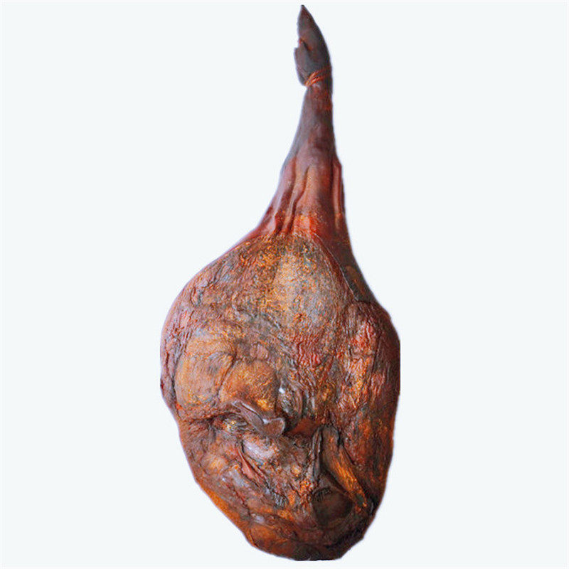 火腿安福江西正宗乡下柴火烟熏整腿老火腊肉火腿