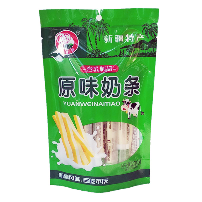 草原情酸奶条奶干奶豆奶疙瘩棒奶块奶制品乳酪果粒百香果奶干150g