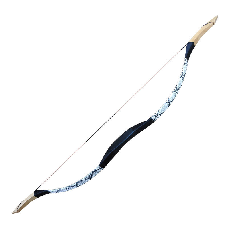 传统新款黑白蛇皮反曲弓箭景区道具运动套装飞镖