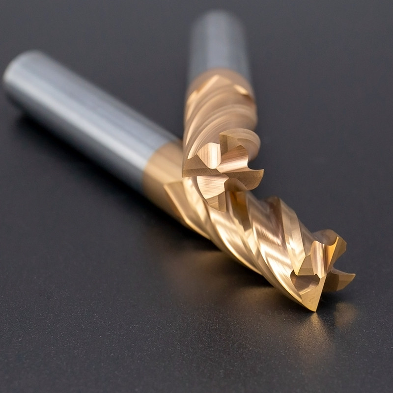 铣刀58度钨钢硬质合金55度cnc加工中心涂层直柄加长立铣刀