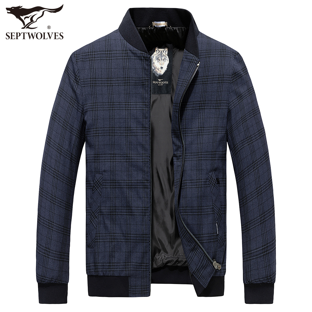 七匹狼夹克男士2022春季新款中年棒球爸爸外套夹克