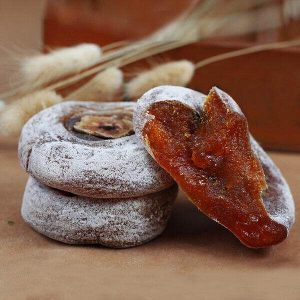 农家新款食用农产品含糖自制3斤山西运城老树柿饼