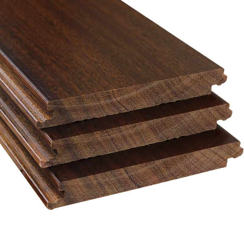 蓝琪佳尔实木地板非洲进口圆盘豆奥地热地暖锁扣实木地板