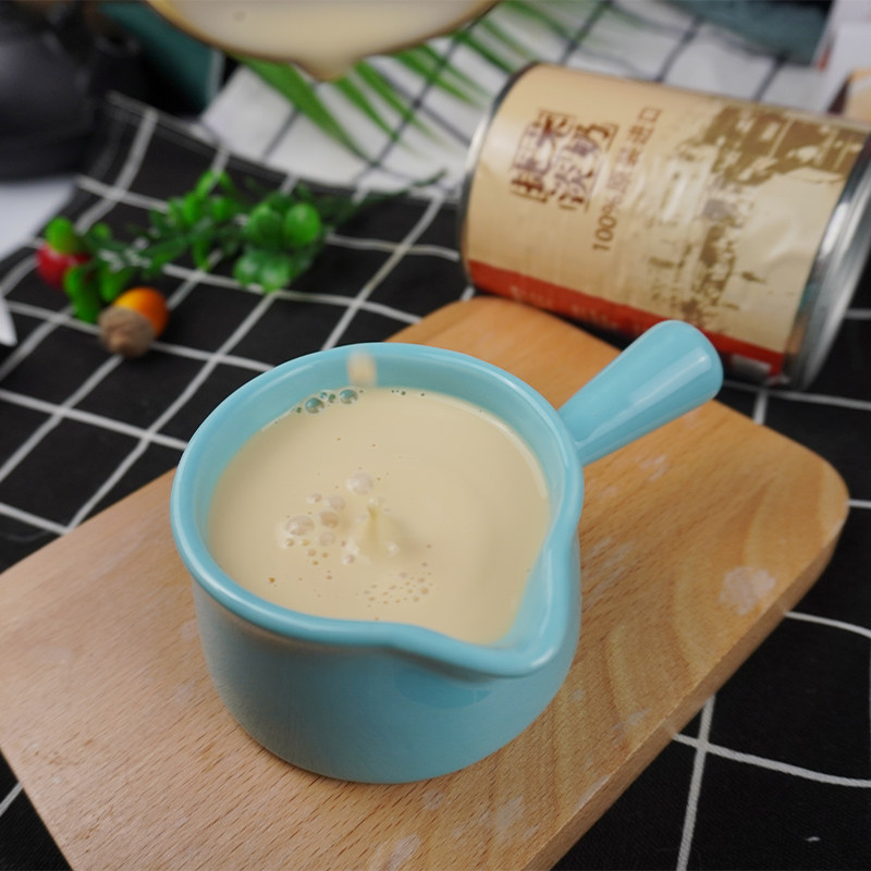 丝袜奶茶商用捷荣植脂淡奶咖啡奶茶店餐饮专用淡炼乳390g 进口港式 - 