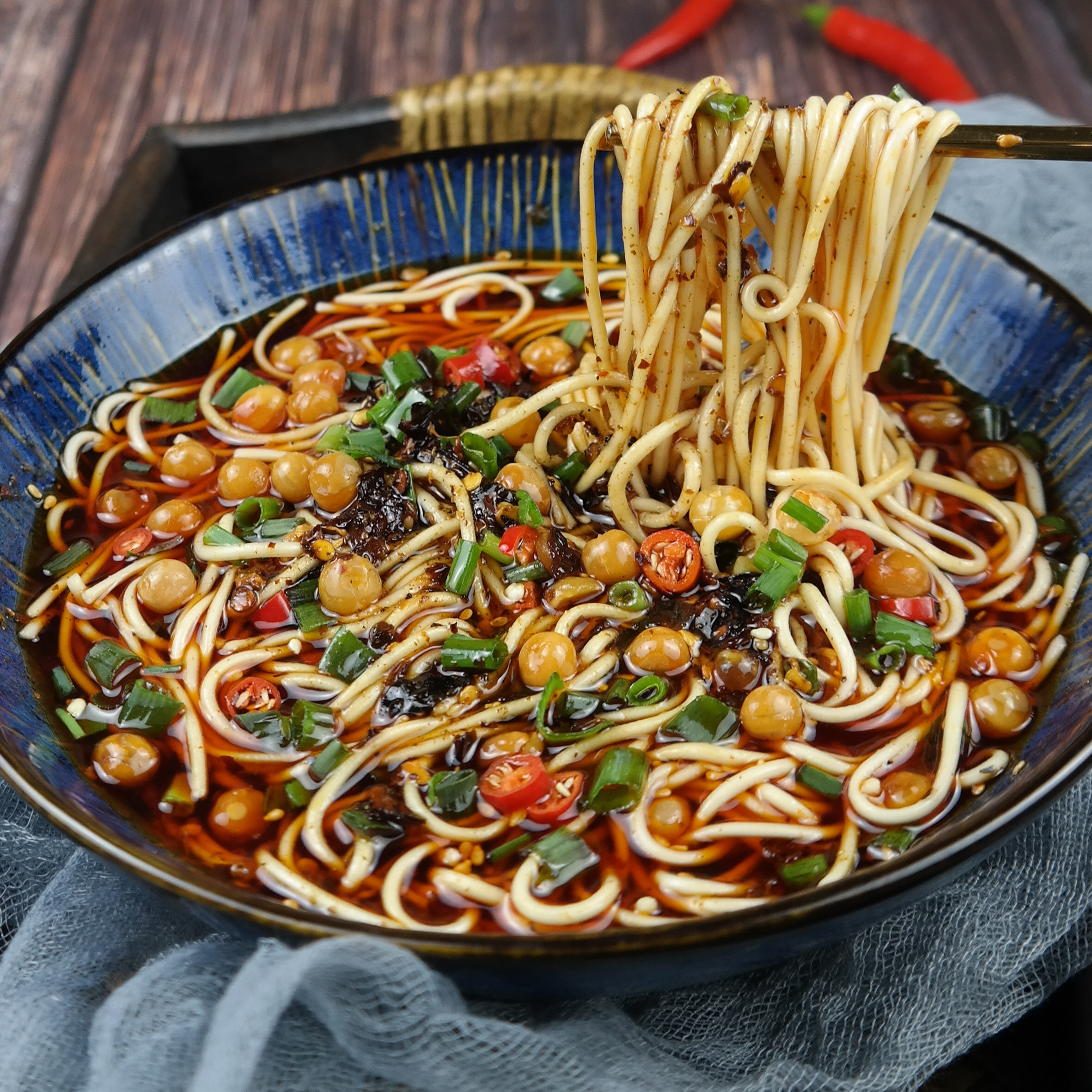 重庆碱水包邮3袋230g水面速食小面方便手工面条