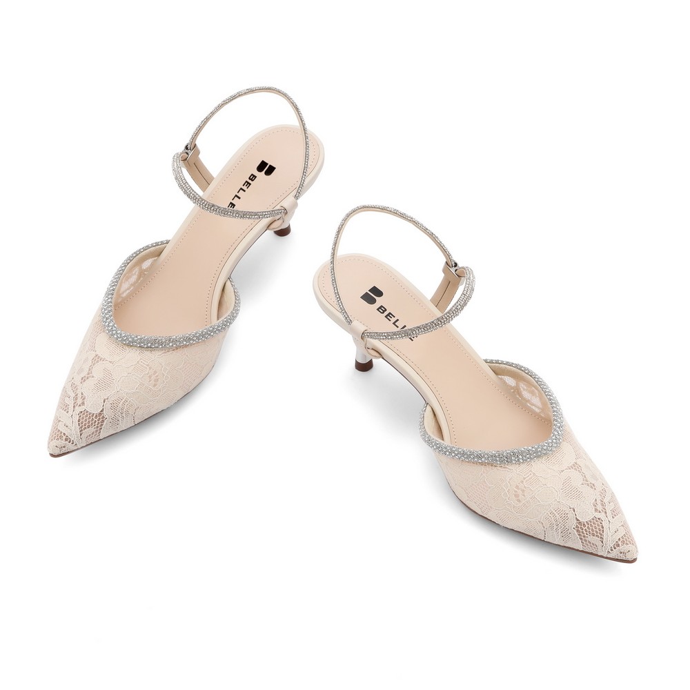 蕾丝belle百丽2021夏新尖头通勤网布凉鞋bscw5bh1e时装凉鞋