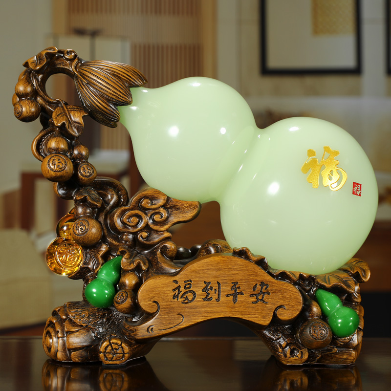 镇宅招财葫芦摆件创意办公室玄关摆设