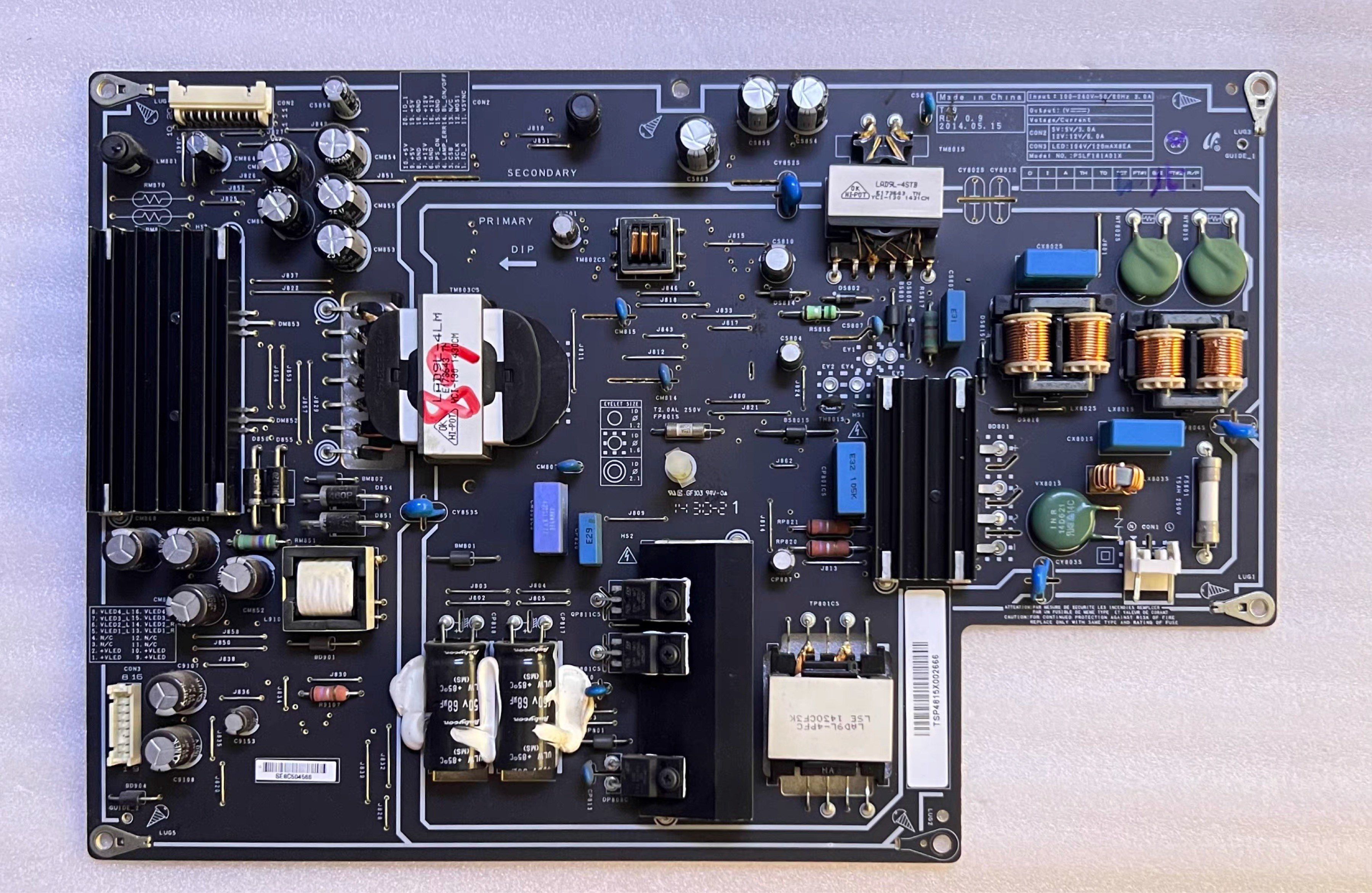 原装小米l49m2-aa电源pslf181a01xfsp204-2fs02pcb电路板