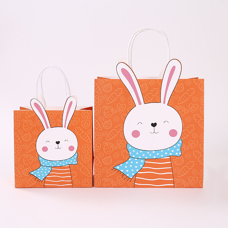 加厚礼品袋小可爱卡通手提袋儿童生日伴手礼袋幼儿园礼品袋