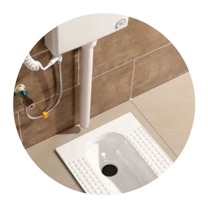 冲水水箱卫浴卫生间防臭陶瓷家用套装存水弯蹲蹲便器