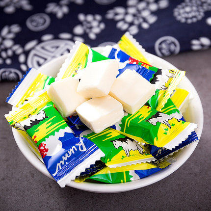 孺牛鲜奶奶糖8090童年回忆粘牙小时候味道含量糖果