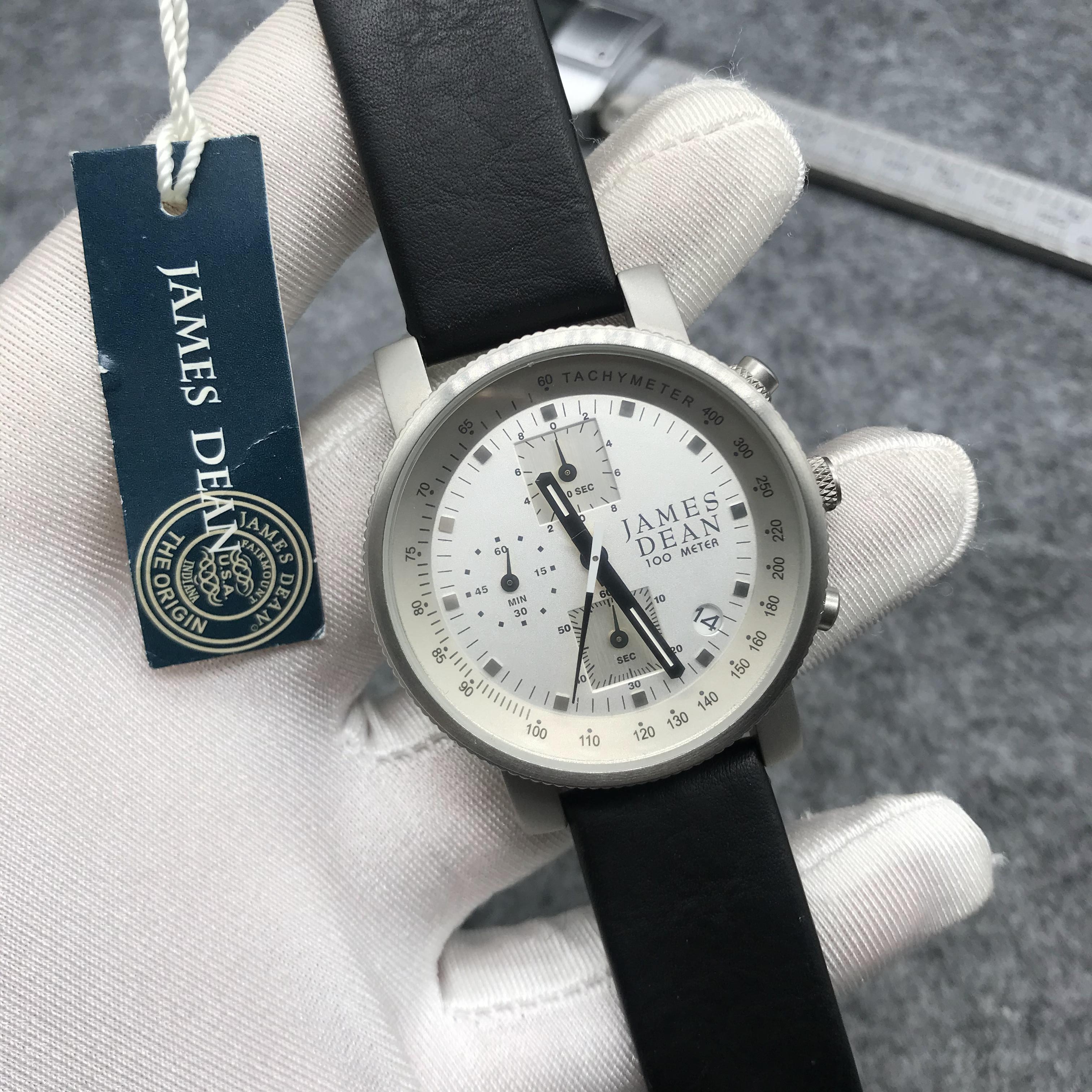 限量版明星纪念版精钢外壳霸气三眼男士手表日本进口机芯防水男表