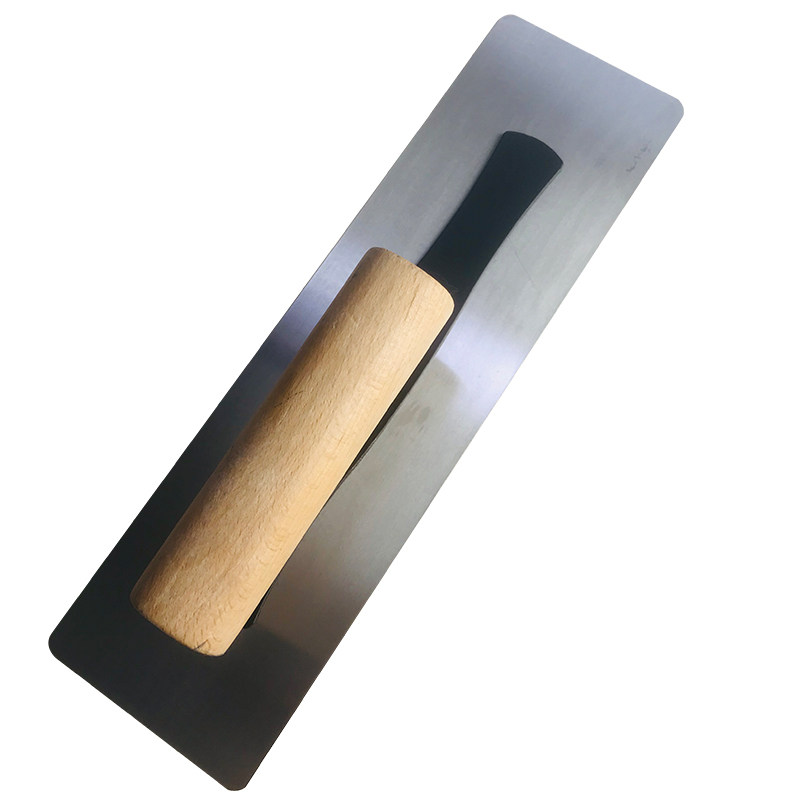 优质不锈钢超薄平头圆角收光刀硅藻艺术涂料抛光抹泥刀