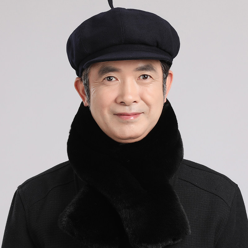 中老年帽子鸭舌帽爸爸爷爷春秋老式中山洋气老头帽子