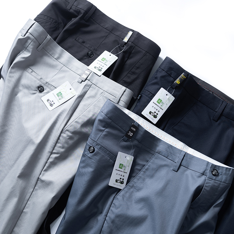 镇店好裤 天竹抗菌轻薄舒适 夏季男士潮流时尚西裤商务休闲长裤