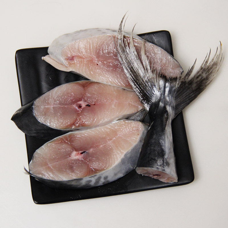 山东烟台特产野生捕捞海捕大鲅鱼3-4斤鲜活海鲜速冻发货