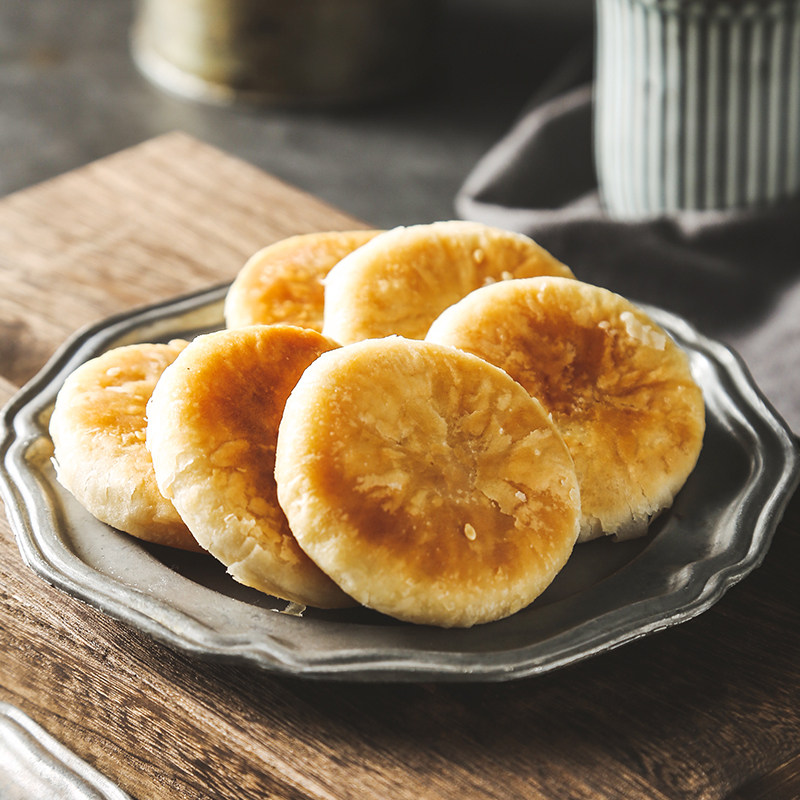 绿豆潮汕特产正宗豆饼传统老式手工酥皮糕点传统中式糕点