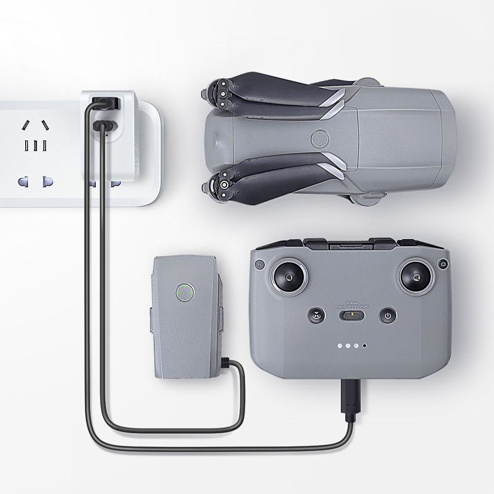 大疆djimavic氮化充电器65w快充qc无人机电源无人机设备