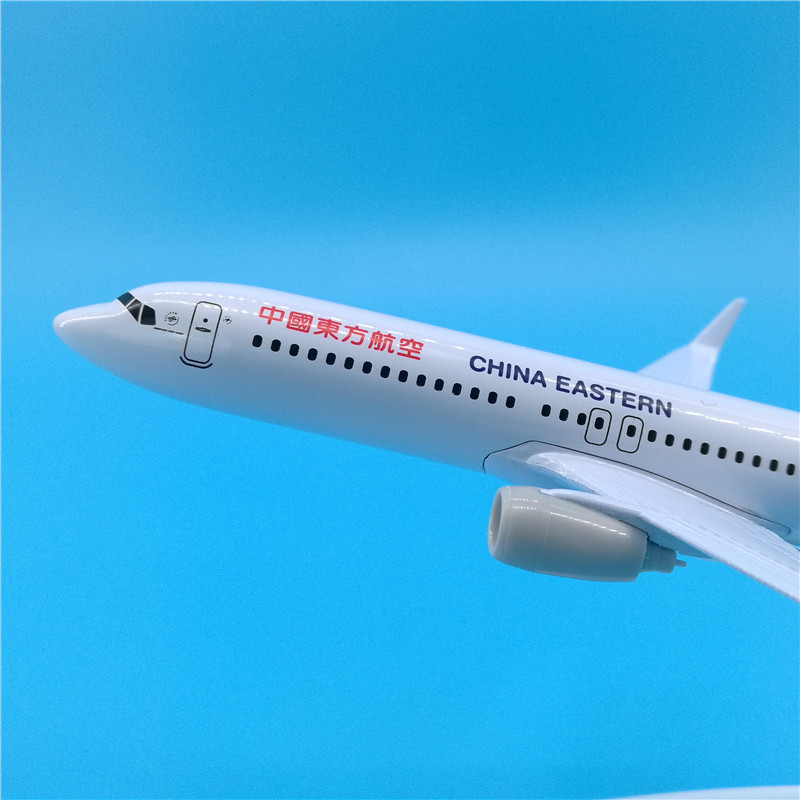 20cm东航b737合金飞机模型摆件中国东方航空波音飞机模型