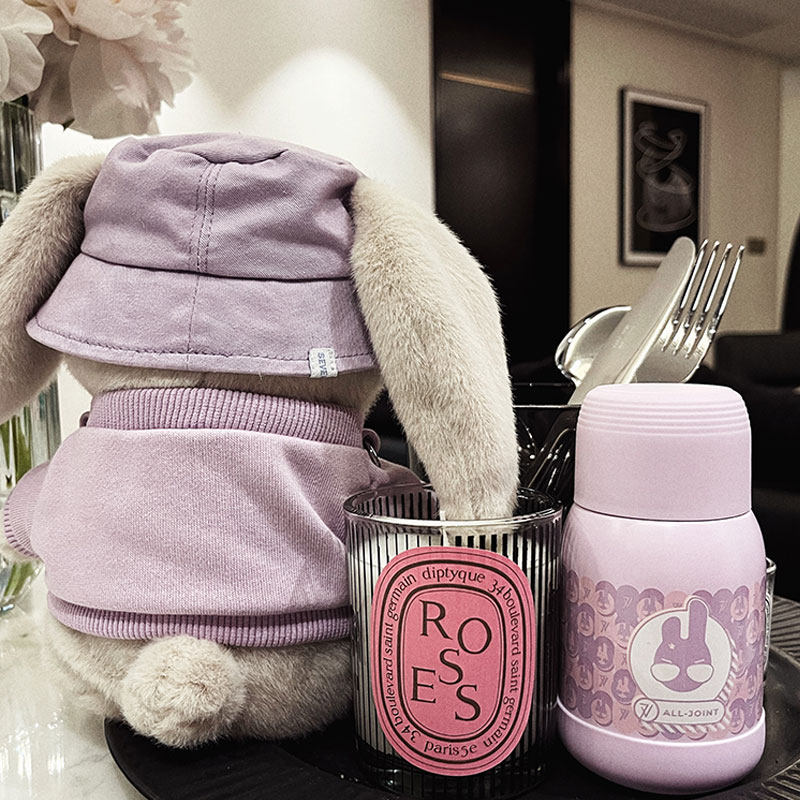 alljoint戚薇同款星兔保温杯可爱情侣水杯网红高颜值礼品杯子创意