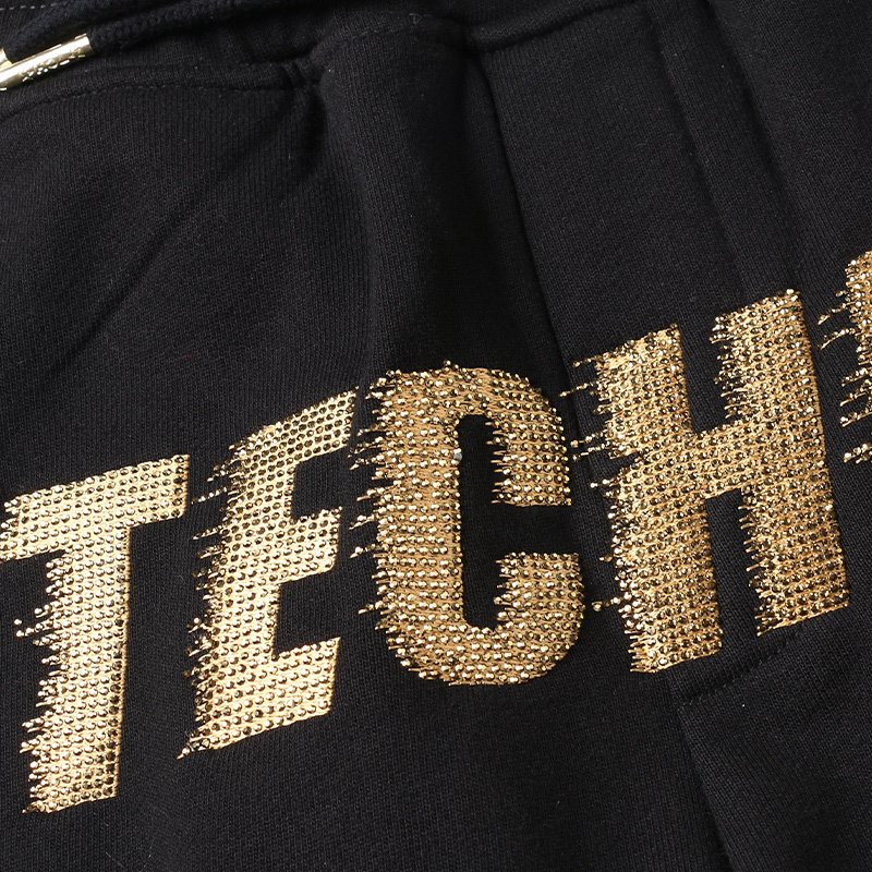 tch潮牌字母烫钻休闲长裤t203206009休闲裤