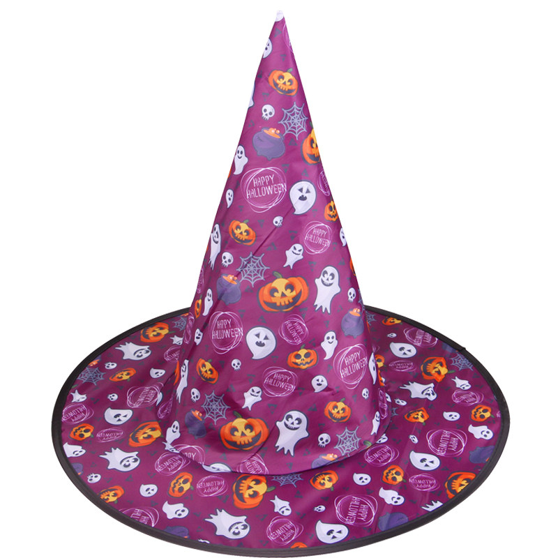 万圣节帽子魔法成人道具头饰万圣儿童装扮礼帽聚会装饰帽子