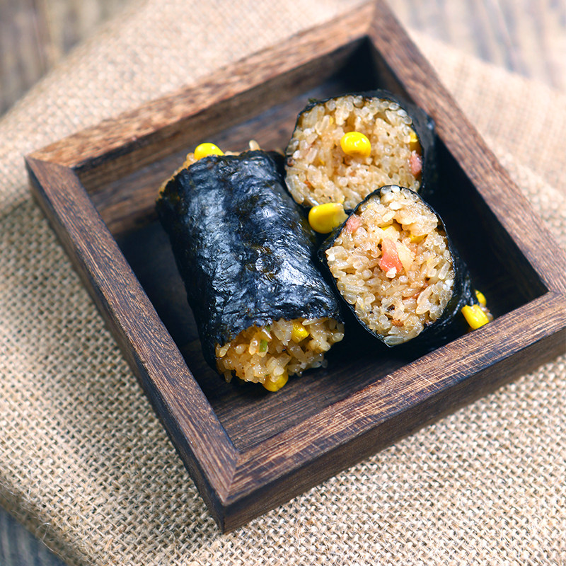 糯米紫菜卷广茶楼早茶点心速冻包点营养早餐包点