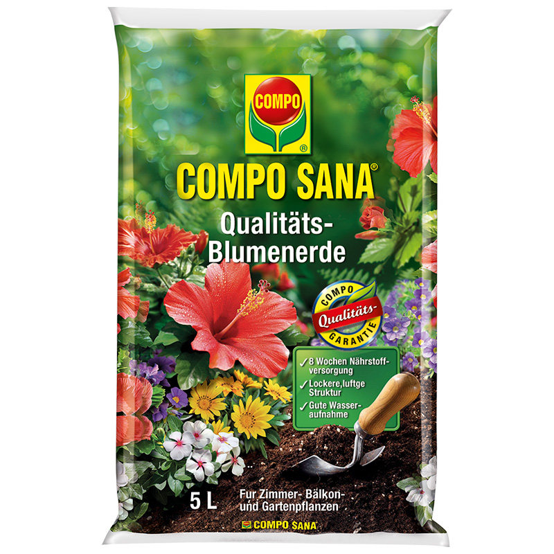 compo康朴通用型营养土5l进口家庭园艺花卉植物盆栽室内外养花