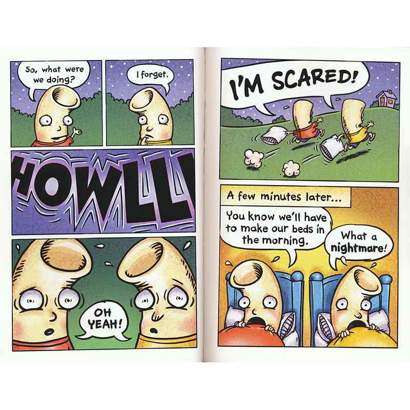 noodlehead和谐进口原版英文漫画全彩幽默绘本nightmares儿童读物原版