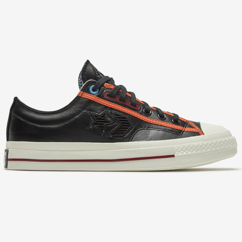 converse匡威鸳鸯拼接皮面低帮复古古板休闲鞋新款运动休闲鞋