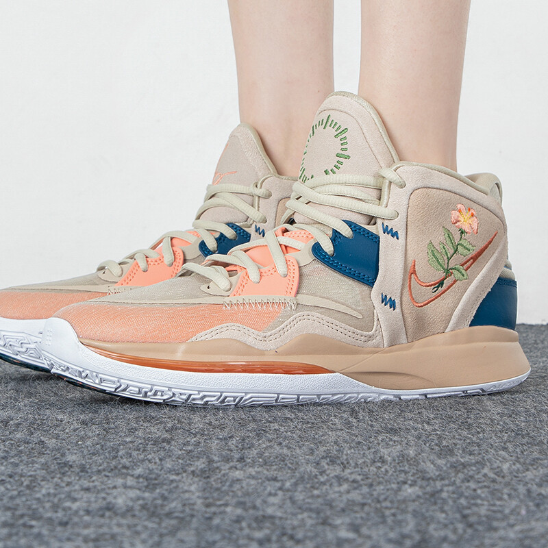 耐克男鞋kyrie欧文花卉刺绣缓震训练实战运动跑步鞋