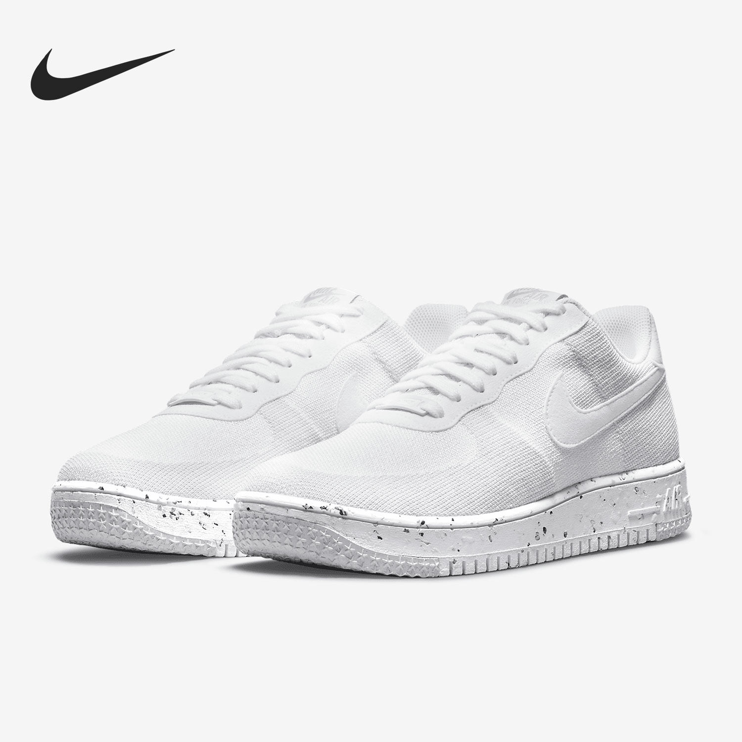 nikeairforceaf1白色编制喷墨休闲运动板鞋dc4831-100运动休闲鞋