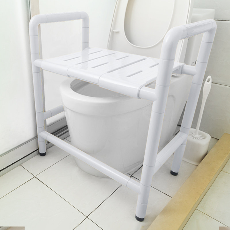 坐便两用沐浴马桶不锈钢尼龙老年人残疾人洗澡椅可浴室壁挂凳椅