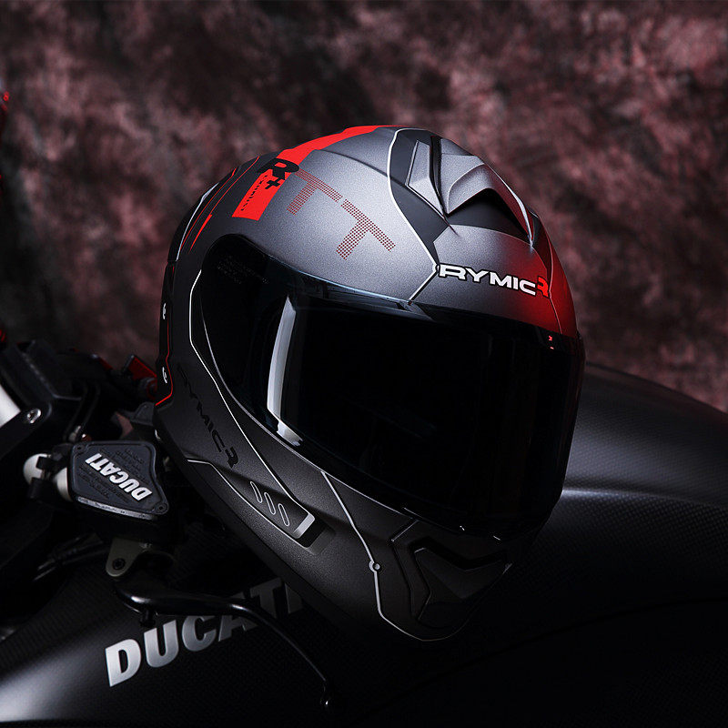 rymic头盔摩托车头盔夏款 女电动车男机车全盔3c认证四季 通用r977