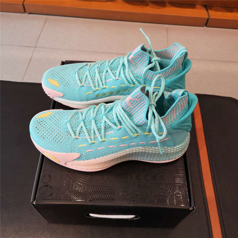 安踏kt5-low汤普森5代低帮篮球鞋男鞋 巴哈马派大星配色112021102